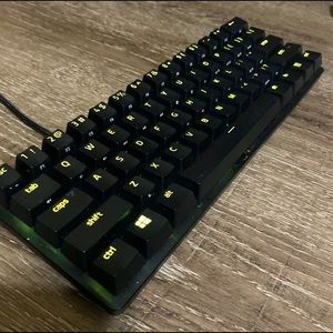 Mini Razer gaming keyboard